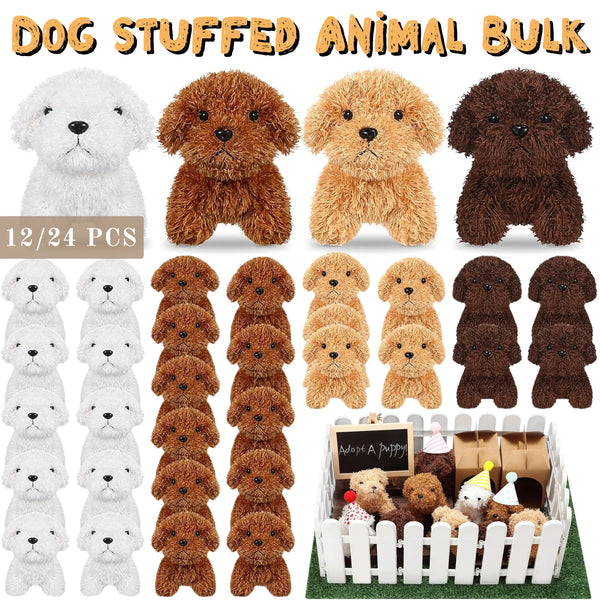Teddy Dog Party Plush Toy Set