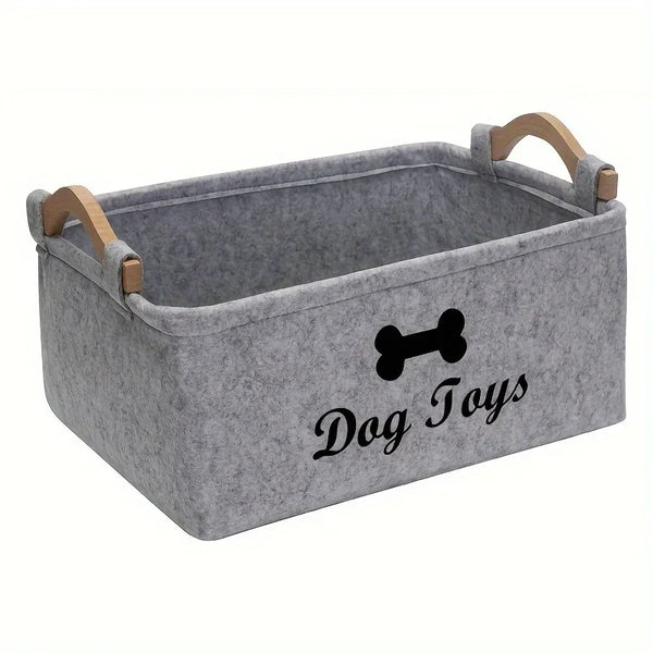 Chic Felt Pet Toy Organizer