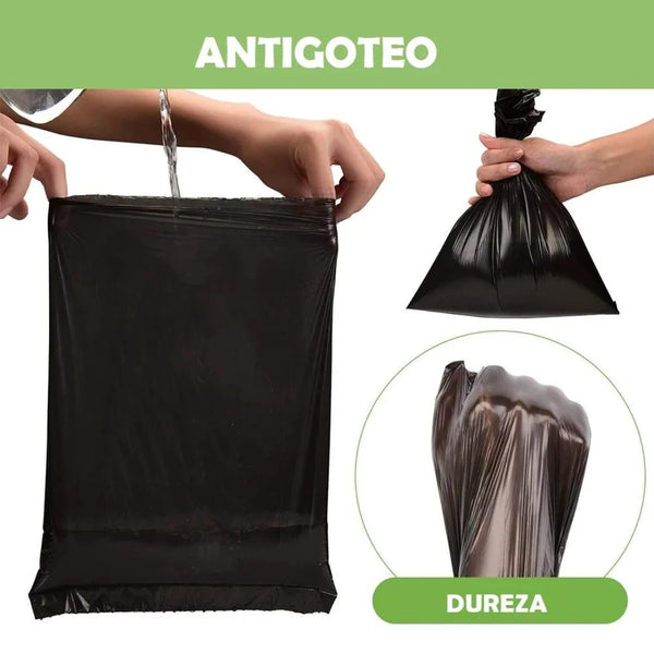 Black plastic bags